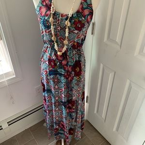 Tropical 🌴 Hawaii prints maxi dress